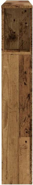 Actual product image VidaXL Headboard with storage space Headboard shelf in reclaimed wood look 140x18.5x102.5cm