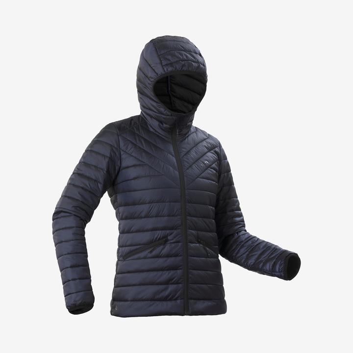 Produktbild Wedze Skijacke Daunenjacke Damen leicht und warm - 500 blau/schwarz (M)