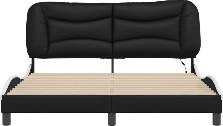 Produktbild VidaXL Bettgestell mit LED Kunstleder (160 x 200 cm)