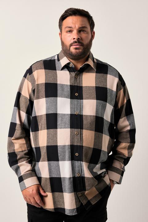 Produktbild Men+ Karo-Flanellhemd, Langarm, Kentkragen, Comfort Fit (XL)