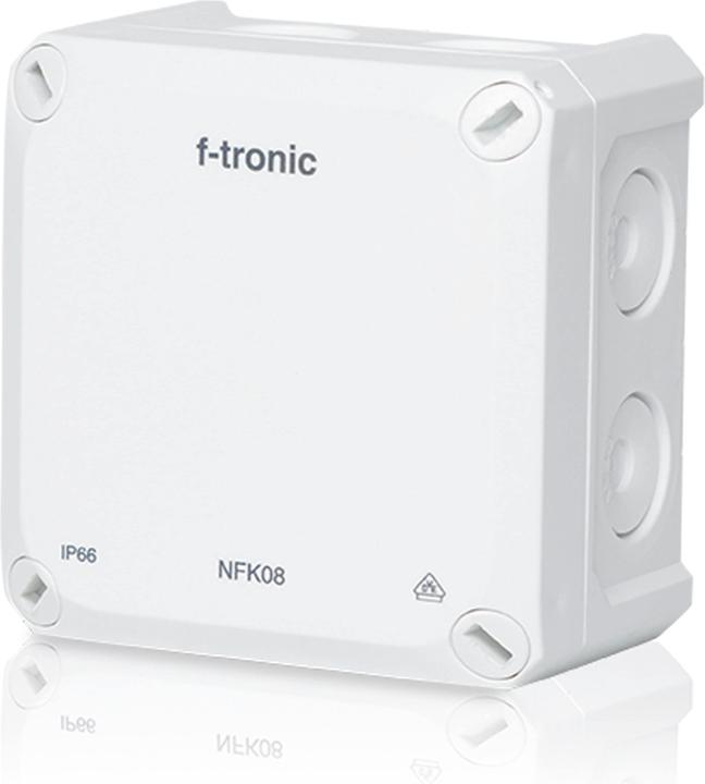 F-Tronic 7340198 NEPTUN Abzweigdose Aufputz IP66 Abzweigkasten 85mm weiss