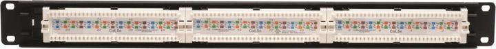 Image du produit Eaton 24 ports 1U rackable Cat5e 110 Panneau de brassage 568B RJ45 Ethernet TAA