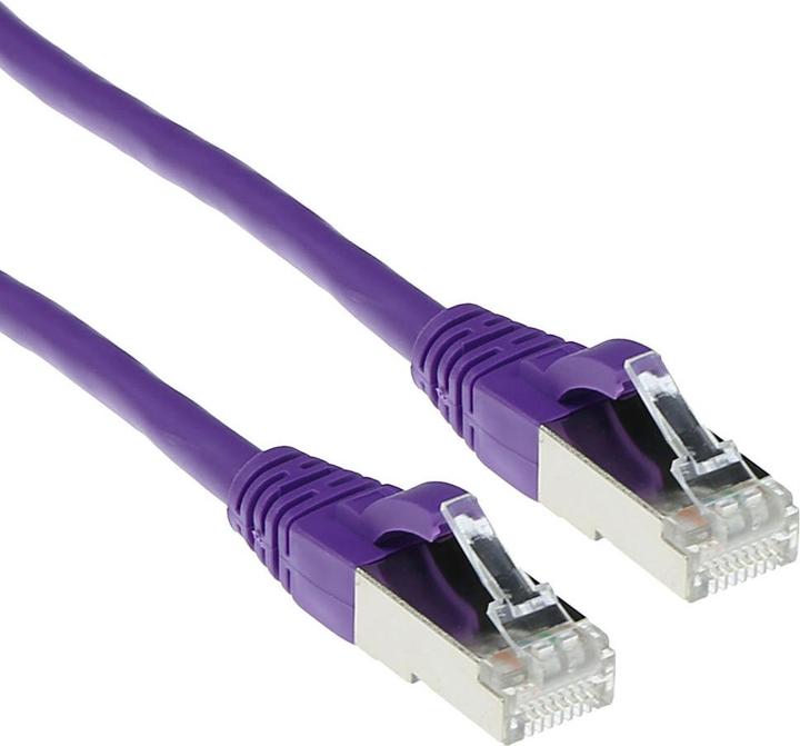 Produktbild Purple 5 meter LSZH SFTP CAT6A patch cable snagless with RJ45 connectors (S/FTP, CAT6a, 5 m)