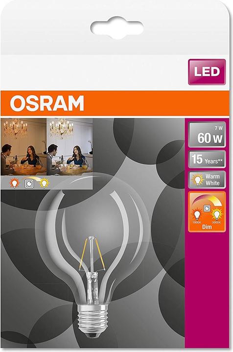Actual product image Osram Star+ Globe (E27, 7 W, 806 lm, 1 x, E)