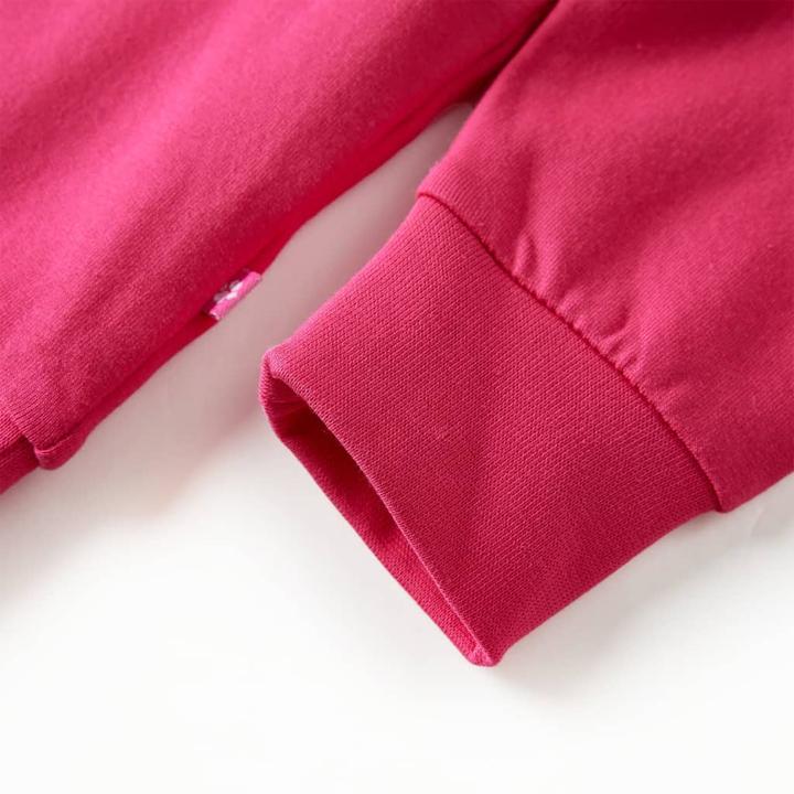 Immagine prodotto VidaXL Felpa da bambino rosa brillante 128,Materiale: 95 % cotone. 5 (128)