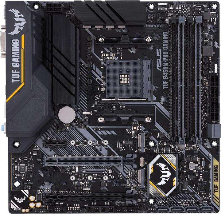 Produktbild ASUS TUF B450M-Pro Gaming (AM4, AMD B450, mATX)