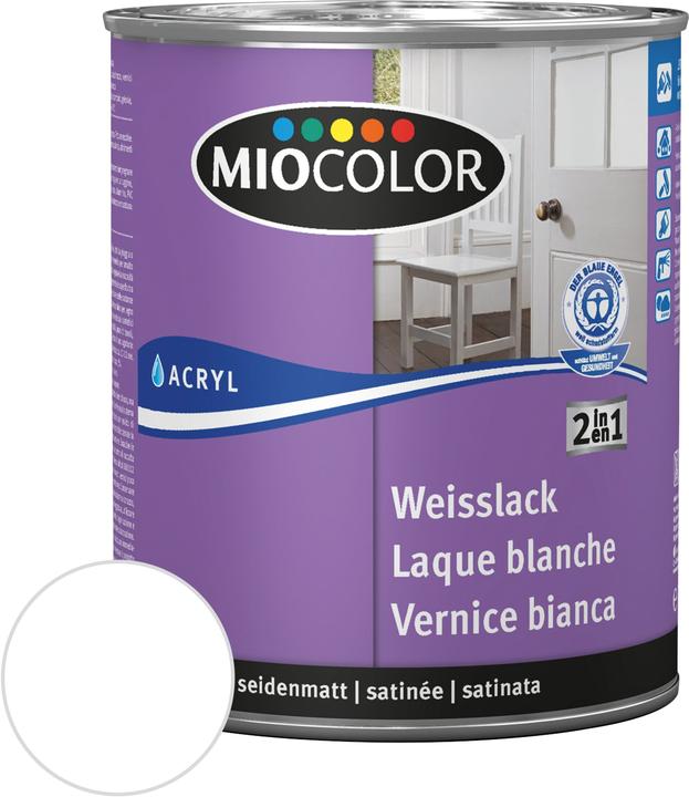 Miocolor Lacca bianca (Bianco, 0.75 l)