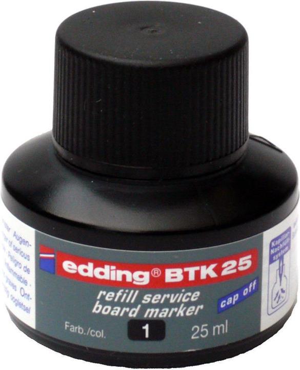 Produktbild Edding Nachfülltuschen BTK 25 (Nachfülleinheit, Schwarz, 48 mm)