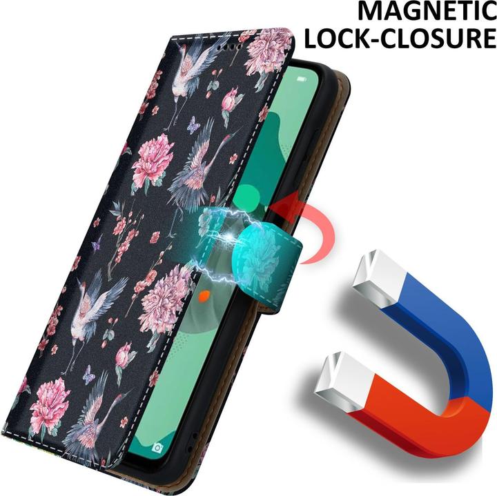 Actual product image Cadorabo Book cover with print (Mate 30 Lite)