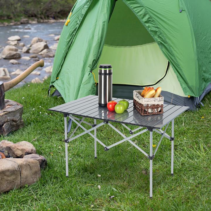 Actual product image Relaxdays Faltbarer Campingtisch aus Stahl