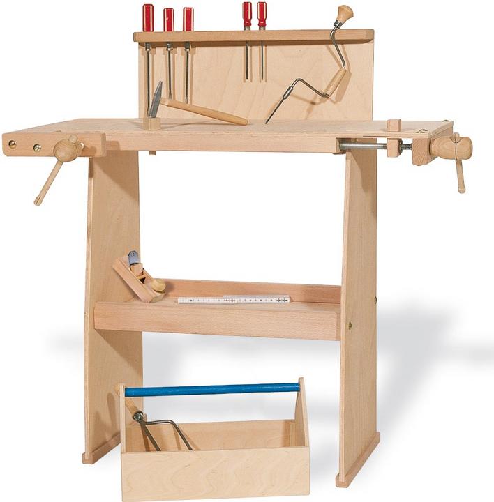 Pinolino Workbench 'Walter' massive: untreated