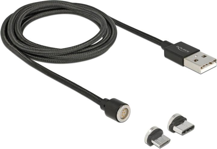 Produktbild Delock USB2.0-Ladekabel magnetische Stecker (1.10 m, USB 2.0)