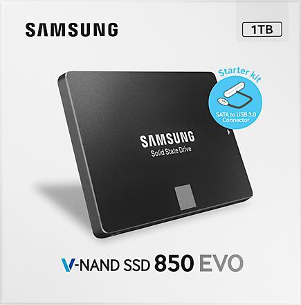 Actual product image Samsung 850 EVO Basic (1000 GB, 2.5")