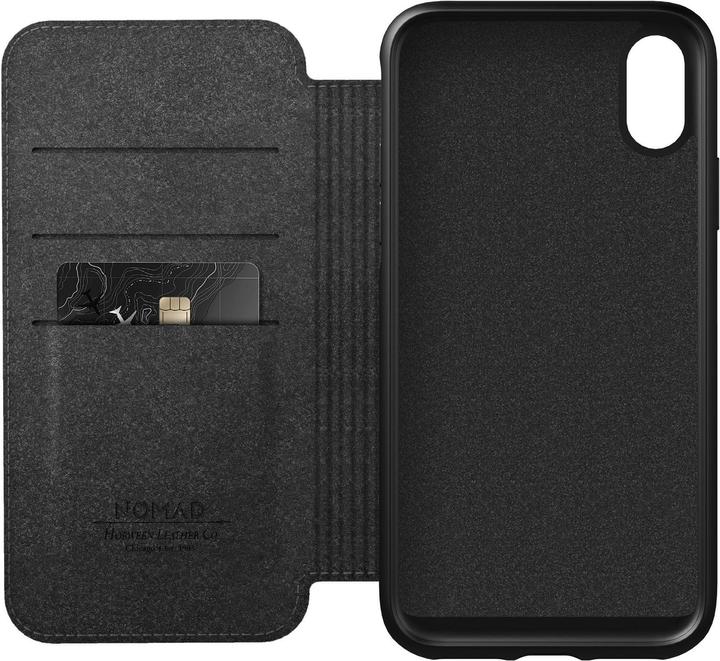 Image du produit Nomad Livret Rugged Folio Rustic brown (Apple iPhone XS Max)