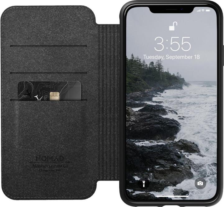 Image du produit Nomad Livret Rugged Folio Rustic brown (Apple iPhone XS Max)