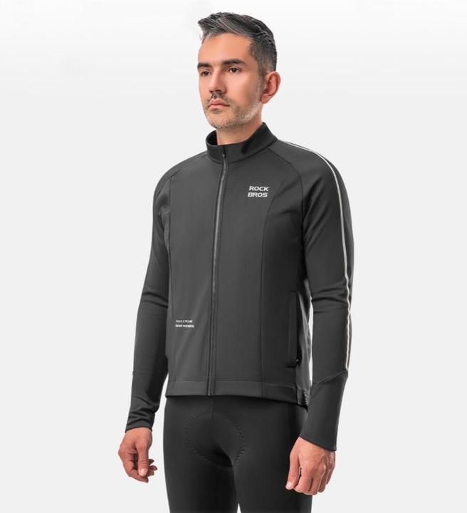 Image du produit Rockbros 15400002005 maillot de cyclisme manches longues automne/hiver XXL - black (XXL)