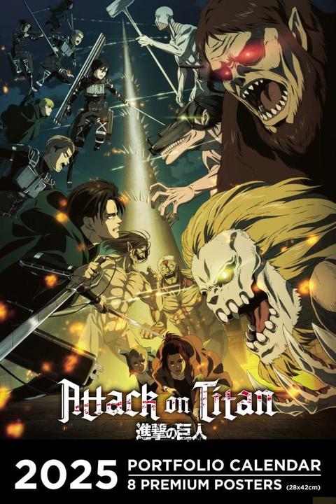Image du produit PIKA Attaque sur Titan : calendrier portfolio 2025 : 8 posters premium (Français)