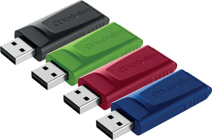 Actual product image Verbatim Store N Go Usb 2.0 Drive Slider 64gb (64 GB, USB-A)