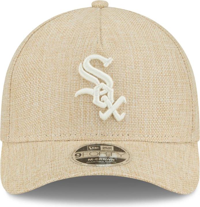 Actual product image New Era 9Forty M-Crown Cap - Weave Chicago White Sox Beige (M)
