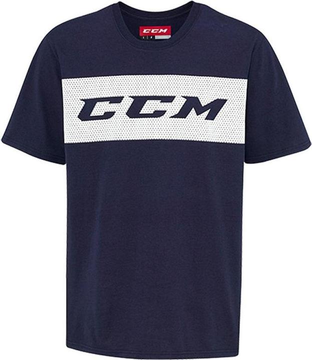 Produktbild CCM T7844 SS True 2 Hockey Tee SR (S, Schwarz/Gelb) (S)