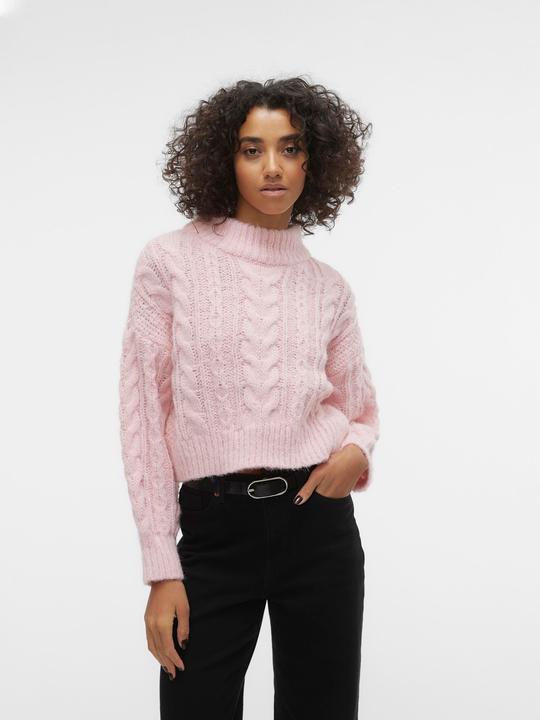 Image du produit Vero Moda VMDREAM LS HIGHNCK CROP PULLOVER GA EXC Pull en maille (M)