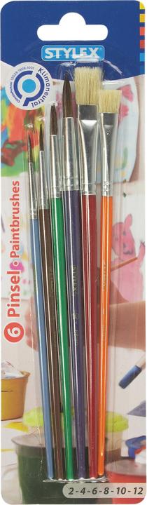 Actual product image Stylex Paintbrushes 6 Pcs.