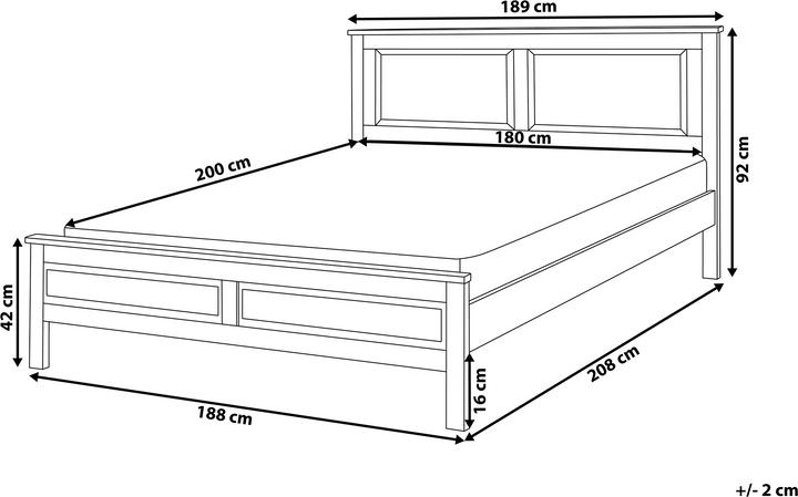 Actual product image Beliani Olivet (180 x 200 cm)