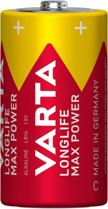 Productafbeelding Varta Longlife Max Power C 2er Bli (2 Pcs., C, R14, 7800 mAh)