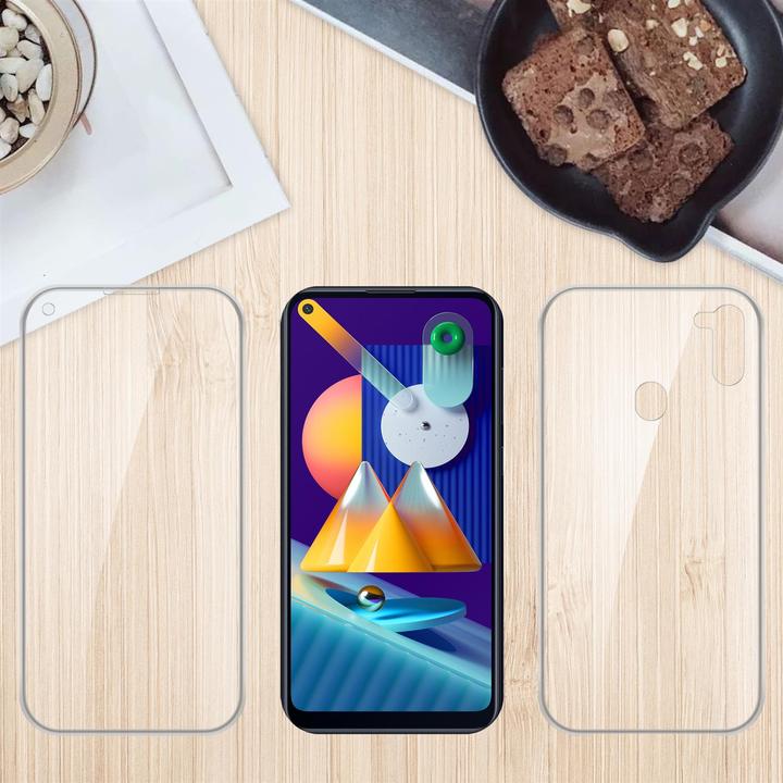 Produktbild Cadorabo TPU 360 Grad Case Cover (Samsung Galaxy M11, Samsung Galaxy A11)