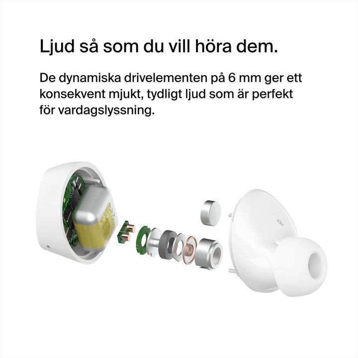 Actual product image Belkin Auc009btwh Soundform Bolt True (No noise cancelling, 19 h, Wireless)