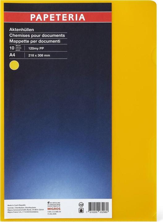 Produktbild Papeteria Aktenhüllen (A4, 10 x)
