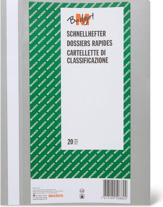 Produktbild M-Budget Schnellhefter (A4, 20 x)