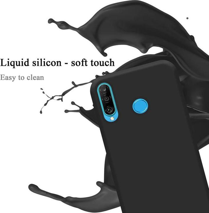 Image du produit Cadorabo TPU Liquid Silicone Case Cover (Huawei P30 Lite)