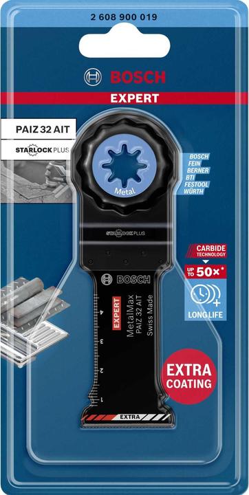 Actual product image Bosch Professional Zubehör EXPERT MetalMax PAIZ 32 AIT Blade for multifunction tools, 50 x 32 mm