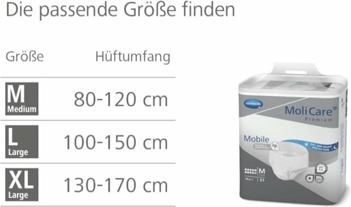 Produktbild MoliCare Mobile 10 Inkontinenz Pants (14 x, XL)