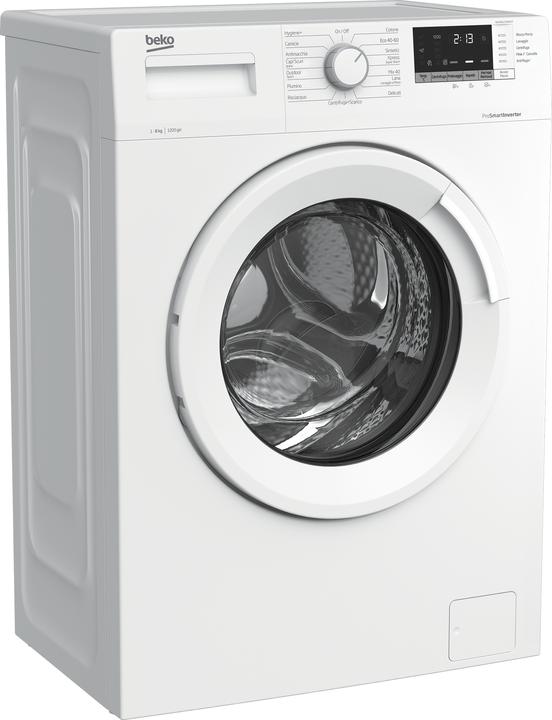 Immagine prodotto Beko WUX81232WI/IT lavatrice Libera installazione Caricamento frontale 8 kg 1200 Giri/min C Bianco (8 kg, A sinistra)