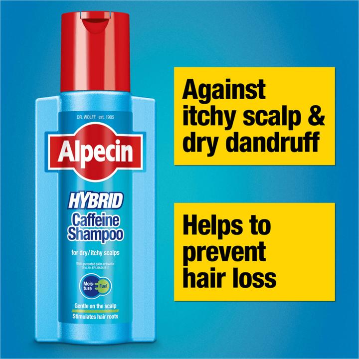 Image du produit Alpecin Shampooing hybride à la caféine (250 ml, Shampoing liquide)
