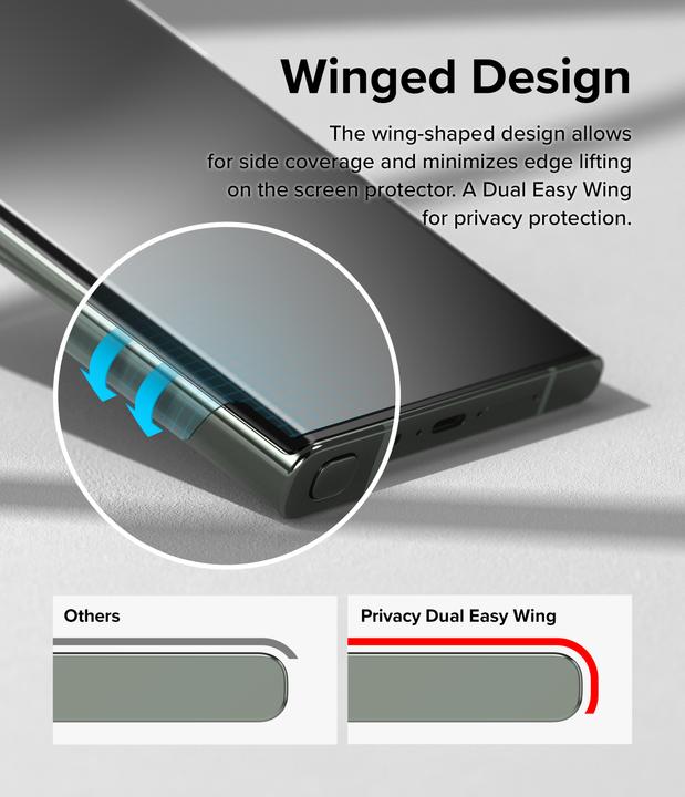 Immagine prodotto Ringke Folia Ochronna Dual Easy Galaxy S23 Ultra Privacy (1 Pezzo/i, Samsung Galaxy S23 Ultra)