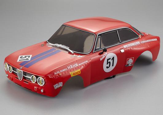 Actual product image killerbody Body Lancia Alfa Romeo 2000 GTAm, Red, RTU all-in