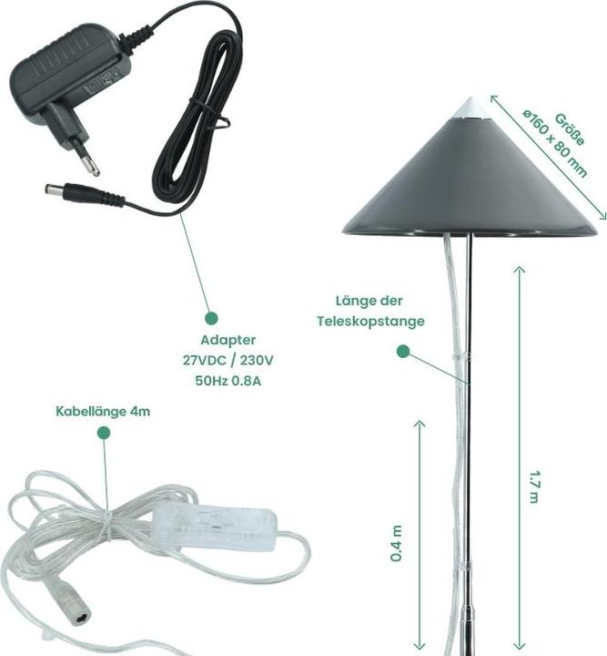Actual product image Parus by Venso SUNLiTE XL 25 (LED, 230 V)