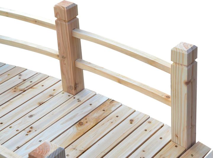 Produktbild Outsunny Gartenbrücke mit Geländer