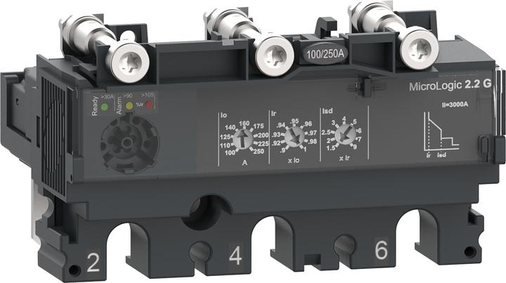Produktbild Schneider Electric Stromrelais MicroLogic 2.2 G für ComPacT NSX 100/160/250 Leistungsschalter, elekt