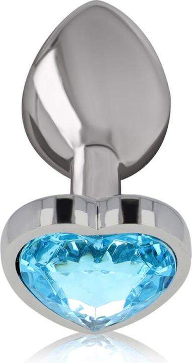 Produktbild Intense Analplug Metall Aluminium Herz N Blau Grösse L