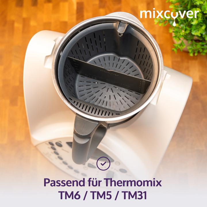 Actual product image Mixcover Cooking basket divider for Thermomix TM6 TM5 TM31, mixing bowl scraper