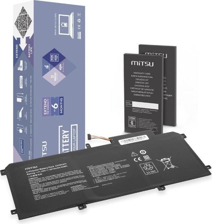 Actual product image Mitsu ASUS ZENBOOK 3610mAh 11.55V
