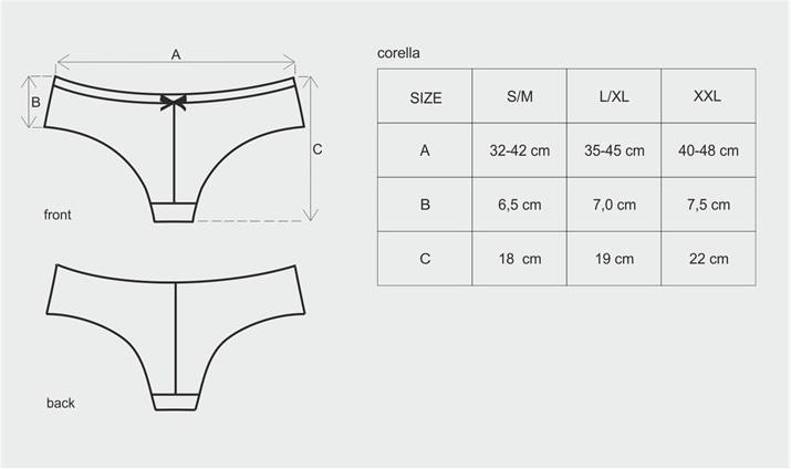 Actual product image Obsessive Shorties "Corella" (S, M)
