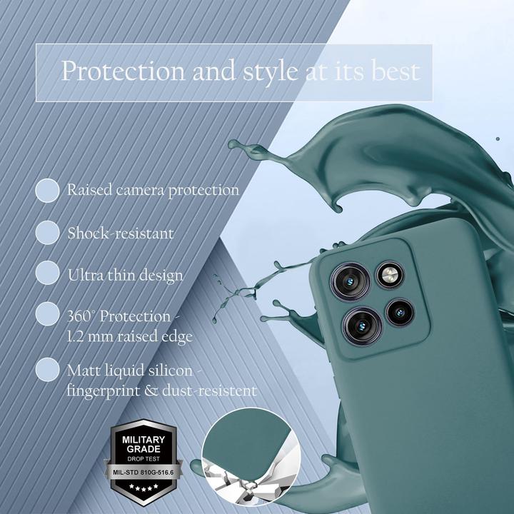 Immagine prodotto Cadorabo Custodia per Motorola Moto Edge 50 Neo TPU Liquid Silicone Case (Motorola Edge 50 Neo)