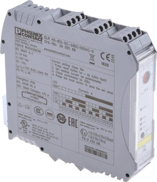 Produktbild Phoenix Contact Motorstarter Contactron 3in1 24Vdc 9A