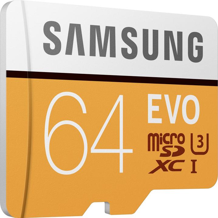 Produktbild Samsung EVO - microSDXC Card (64 GB, microSDXC, U3, UHS-I)