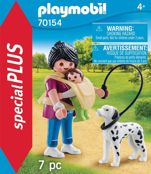Produktbild Playmobil Mama mit Baby und Hund (70154, Playmobil Special Plus)